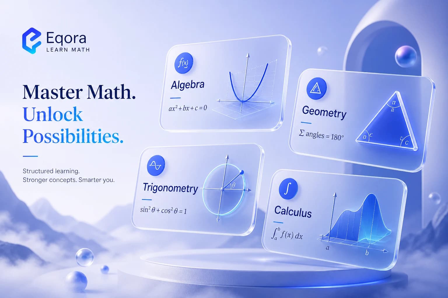 Learn Math topic library covering algebra through calculus