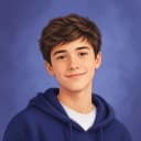 Illustrative portrait of a student named Noah