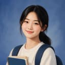 Illustrative portrait of a student named Mia